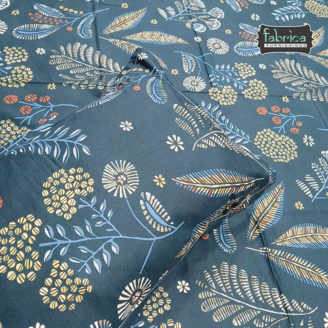 Procian Print Premium Pure Cotton Queen Size Bedsheet