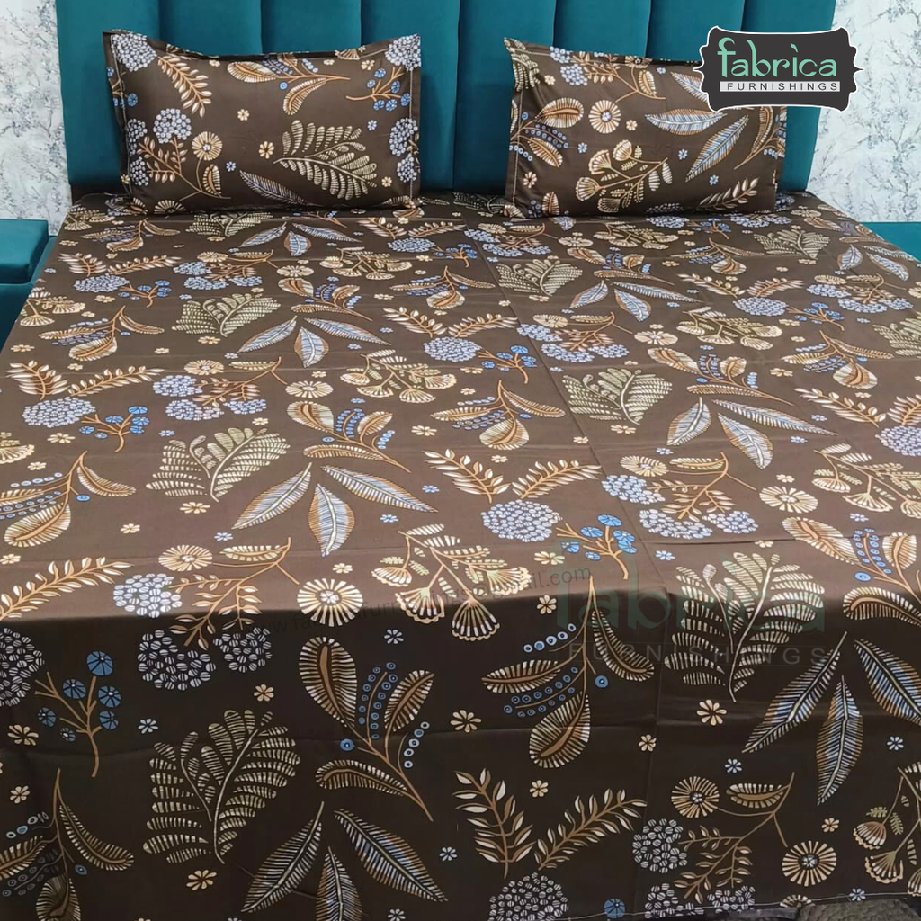 Procian Print Premium Pure Cotton Queen Size Bedsheet