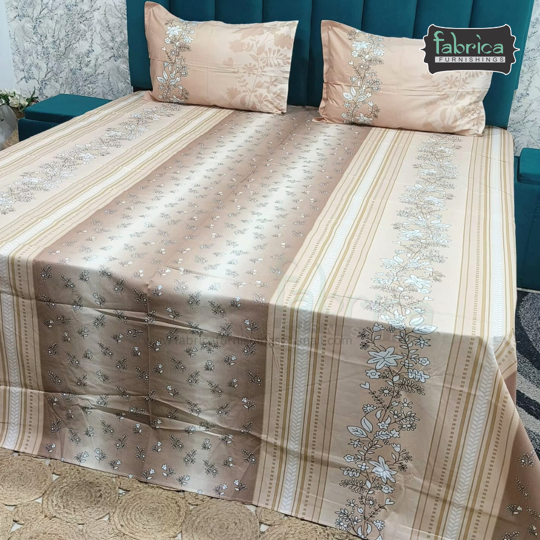 Irish printed  super king size pure cotton bedsheet