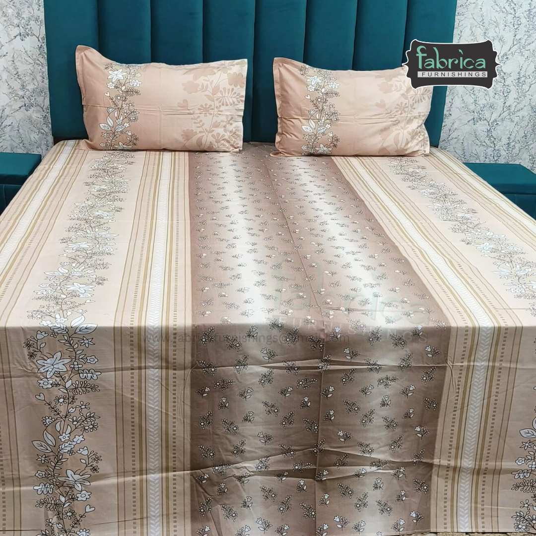 Irish printed  super king size pure cotton bedsheet