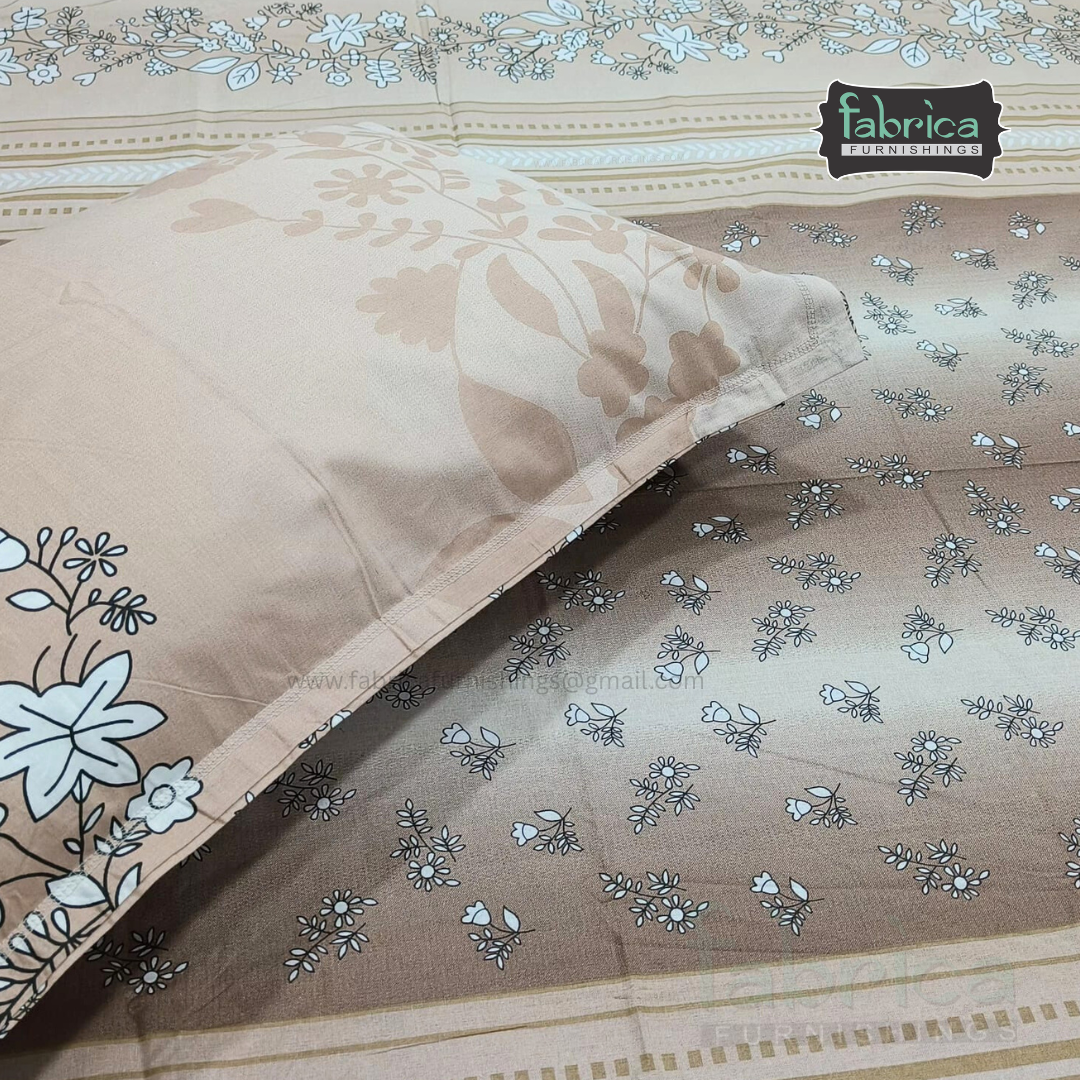 Irish printed  super king size pure cotton bedsheet