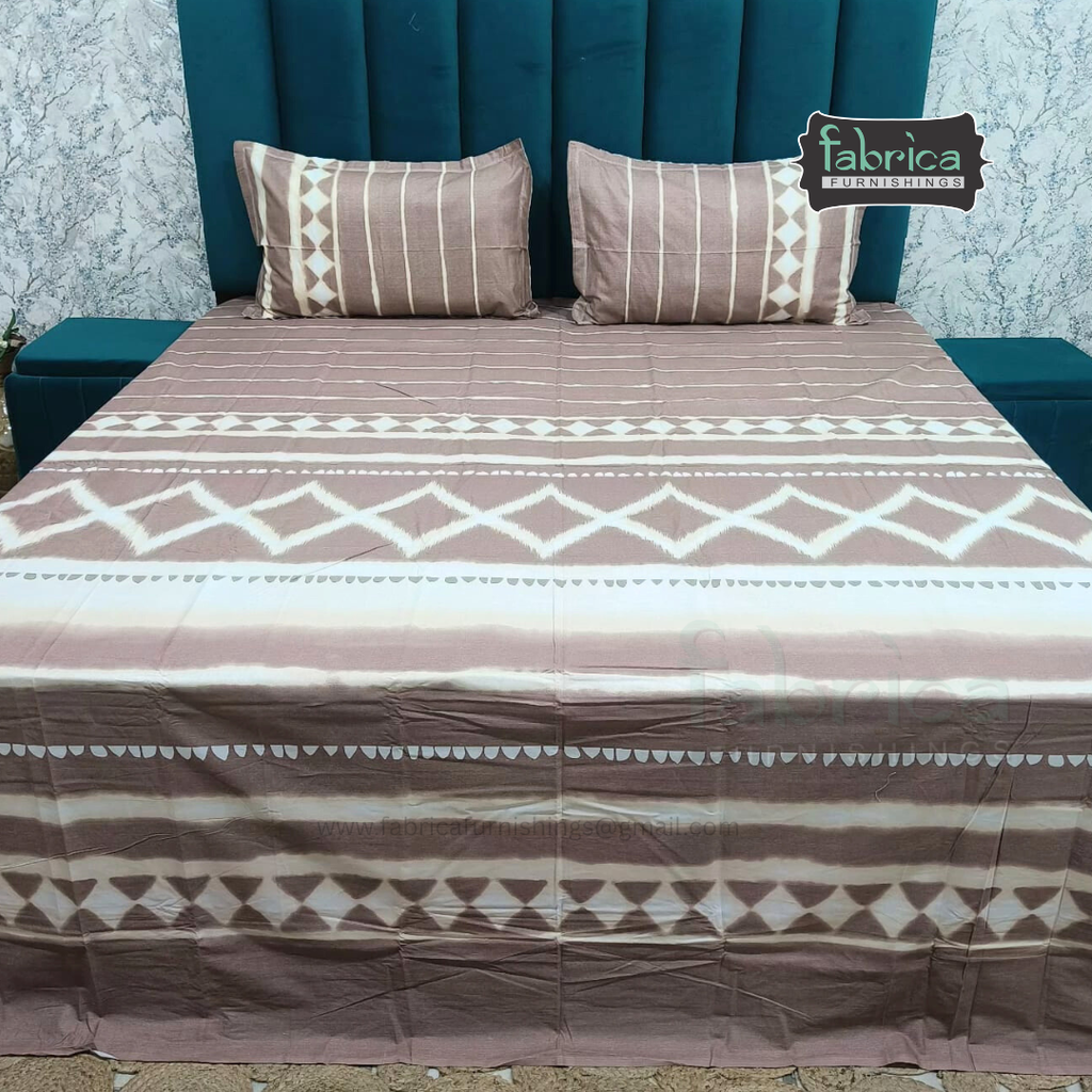 Irish printed  super king size pure cotton bedsheet