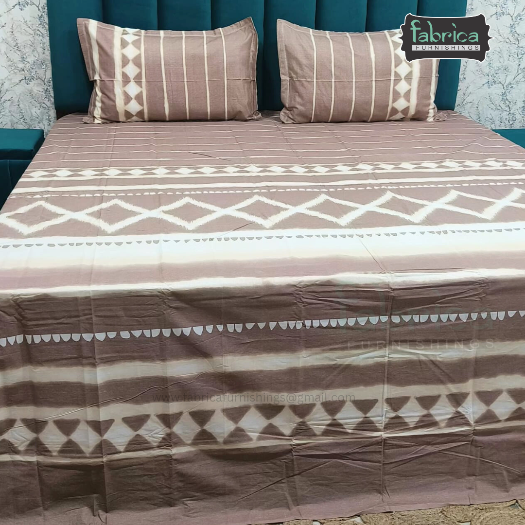 Irish printed  super king size pure cotton bedsheet