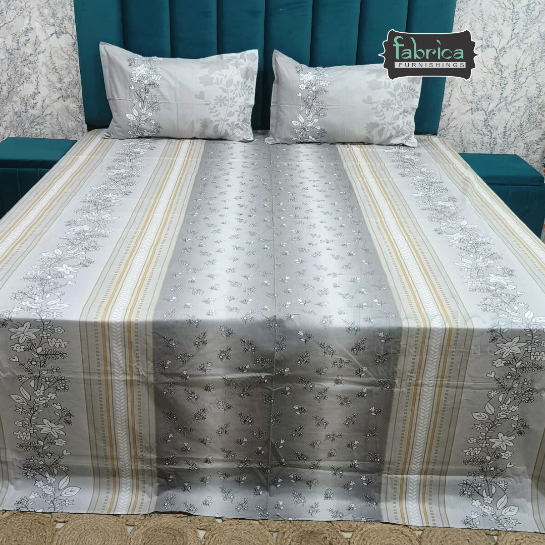Irish printed  super king size pure cotton bedsheet