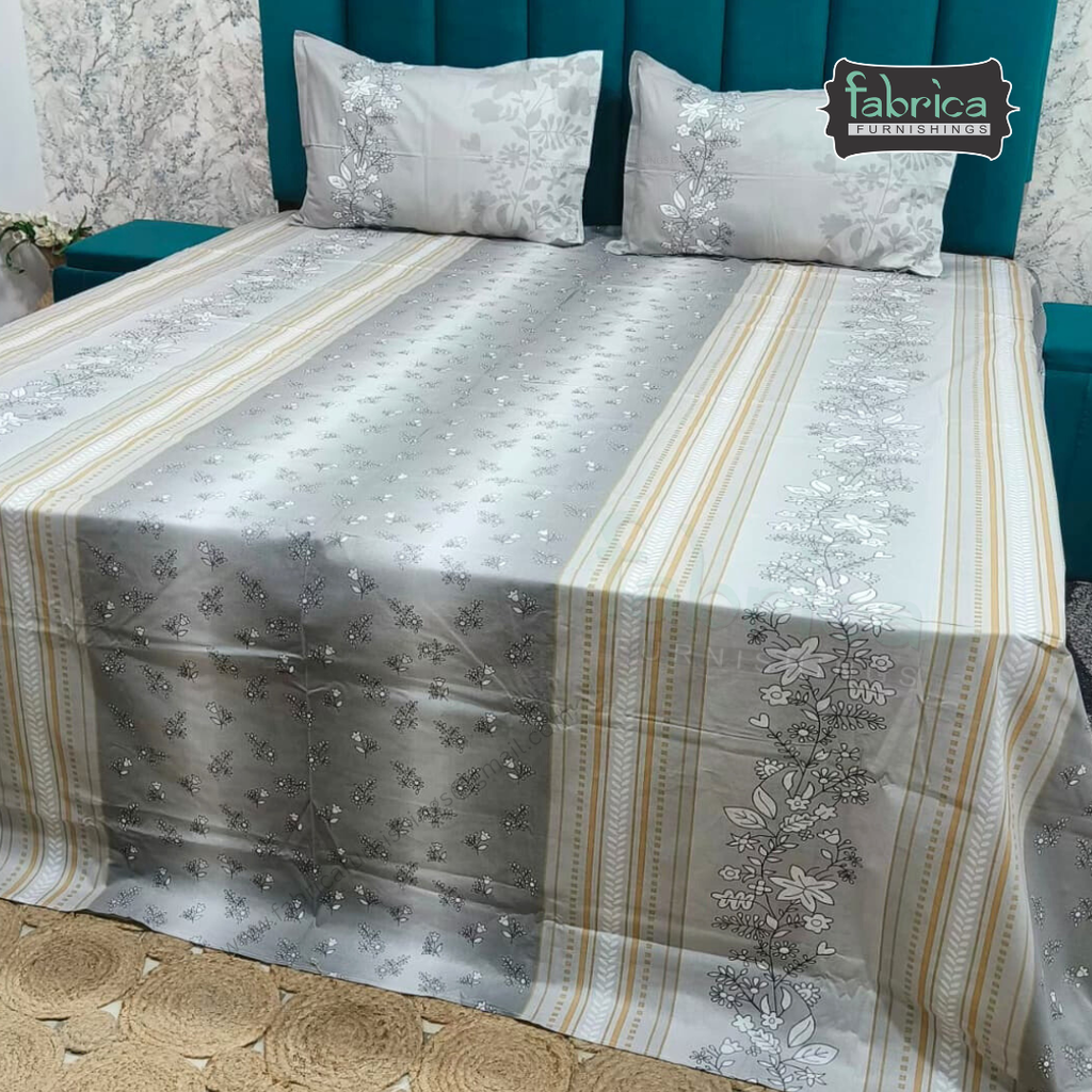 Irish printed  super king size pure cotton bedsheet