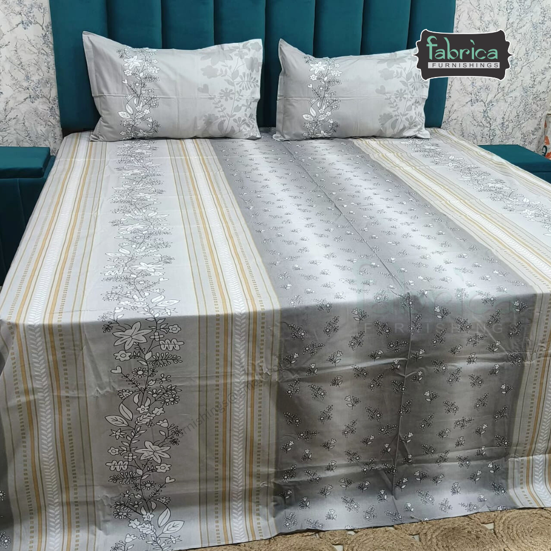 Irish printed  super king size pure cotton bedsheet