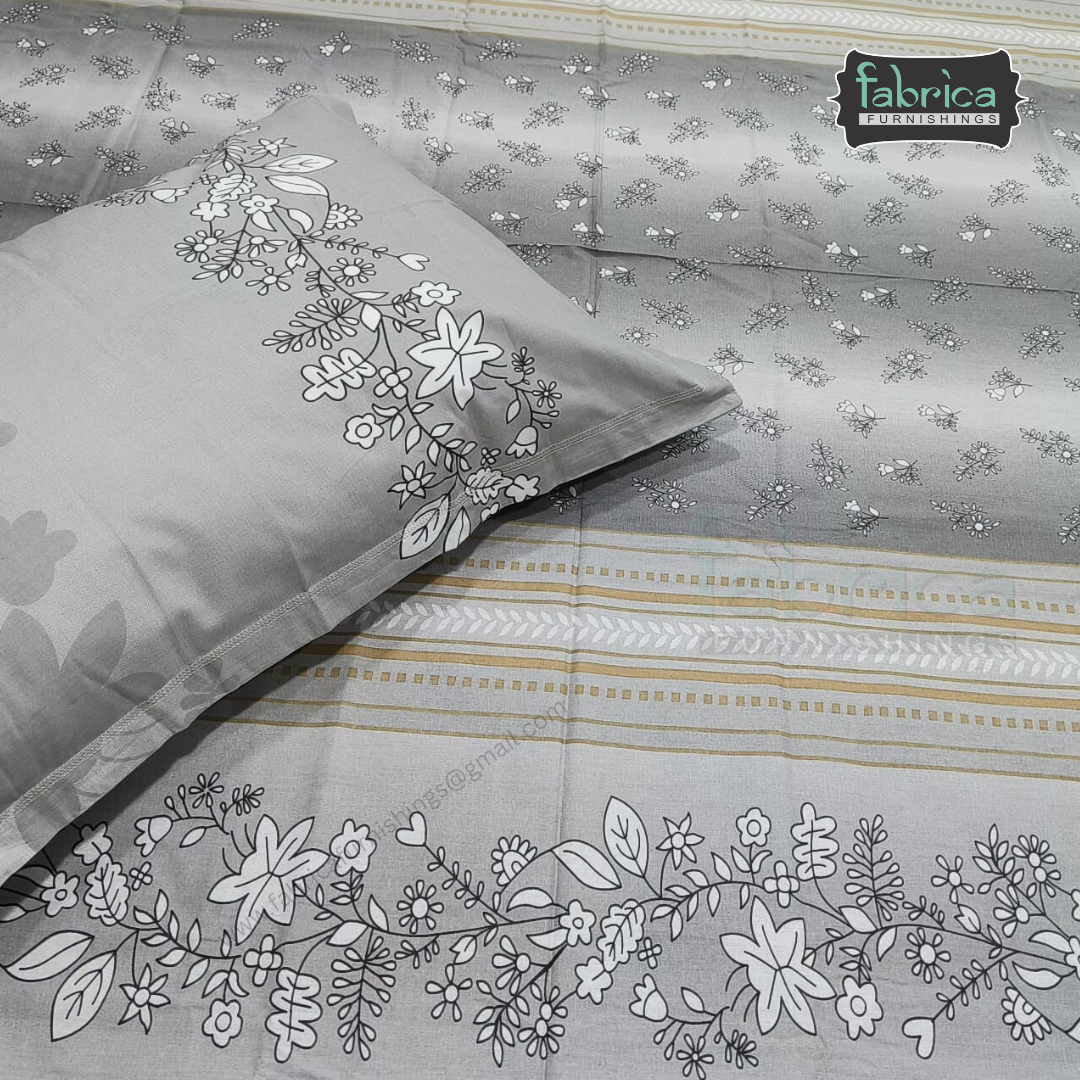 Irish printed  super king size pure cotton bedsheet