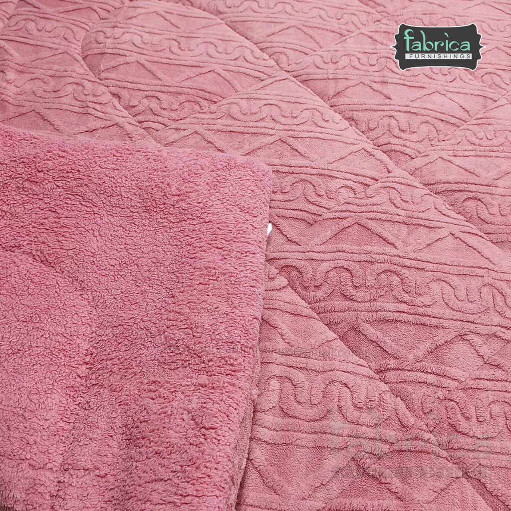 Polar Comfort King Size Solid Embossed Winter Quilts