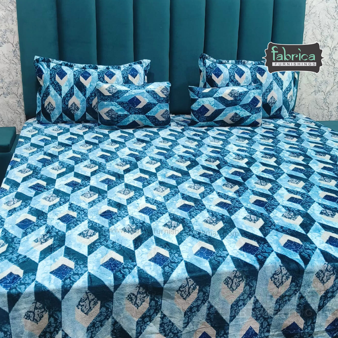 Berlin 6 pcs printed premium winter bedding set