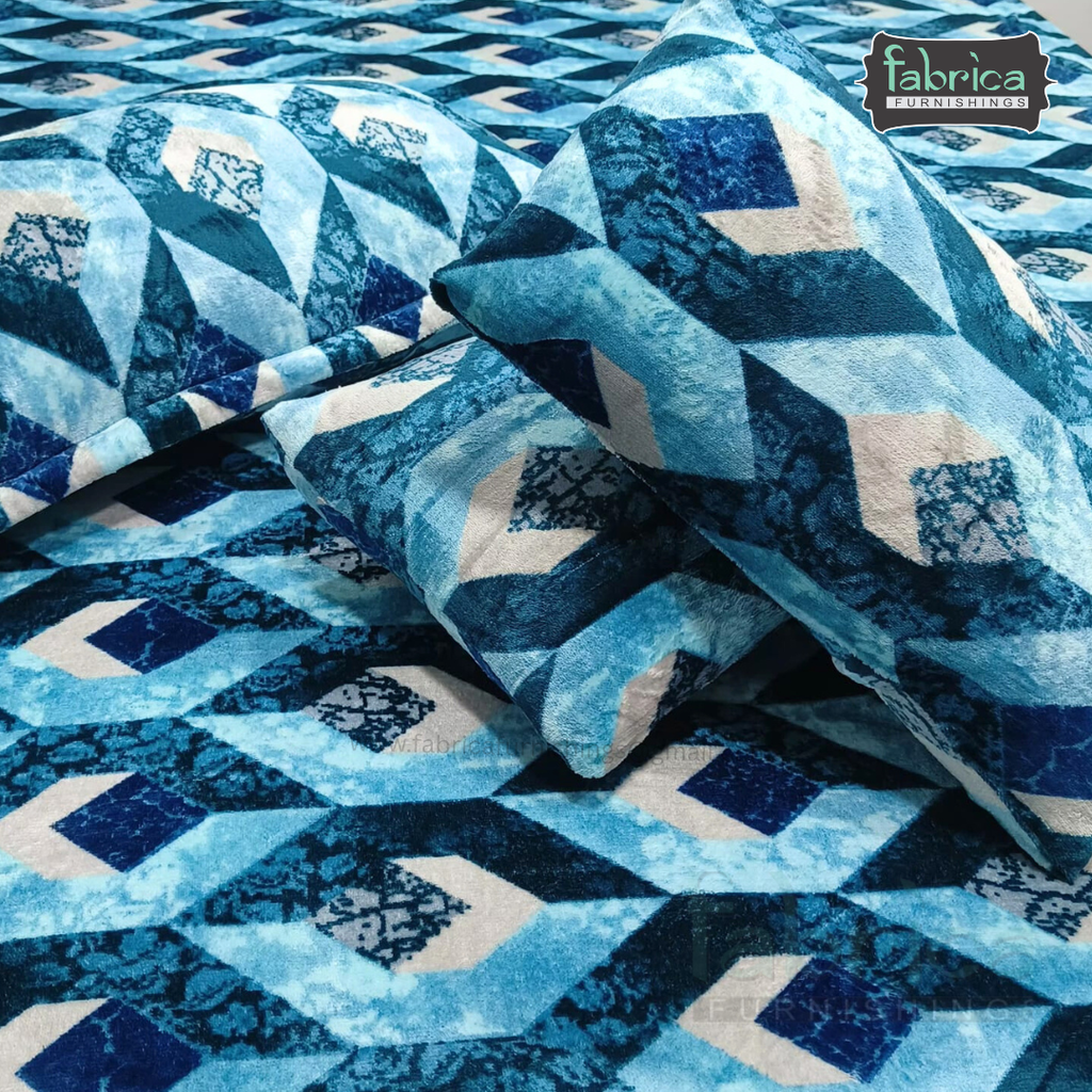 Berlin 6 pcs printed premium winter bedding set