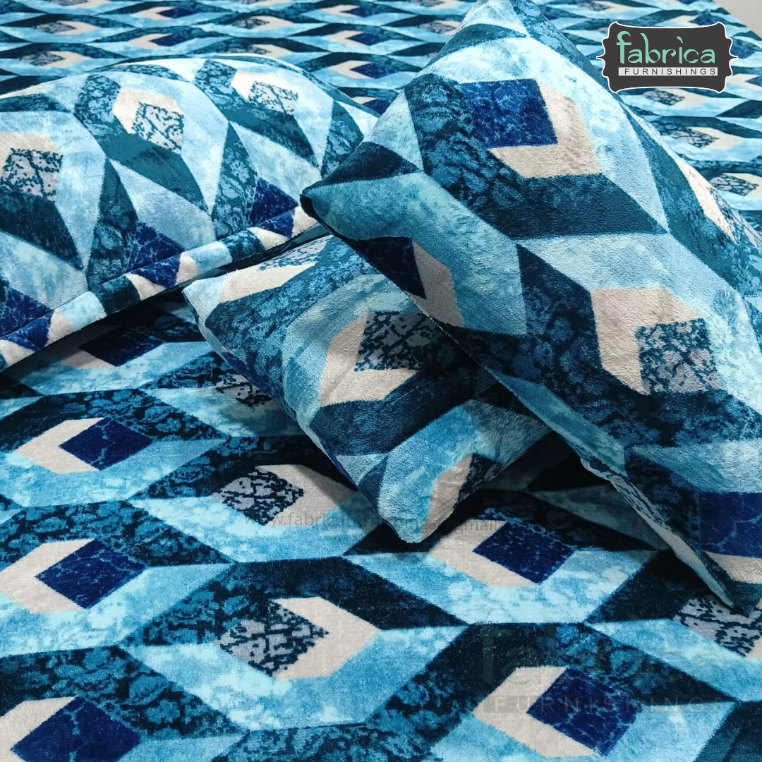 Berlin 6 pcs printed premium winter bedding set