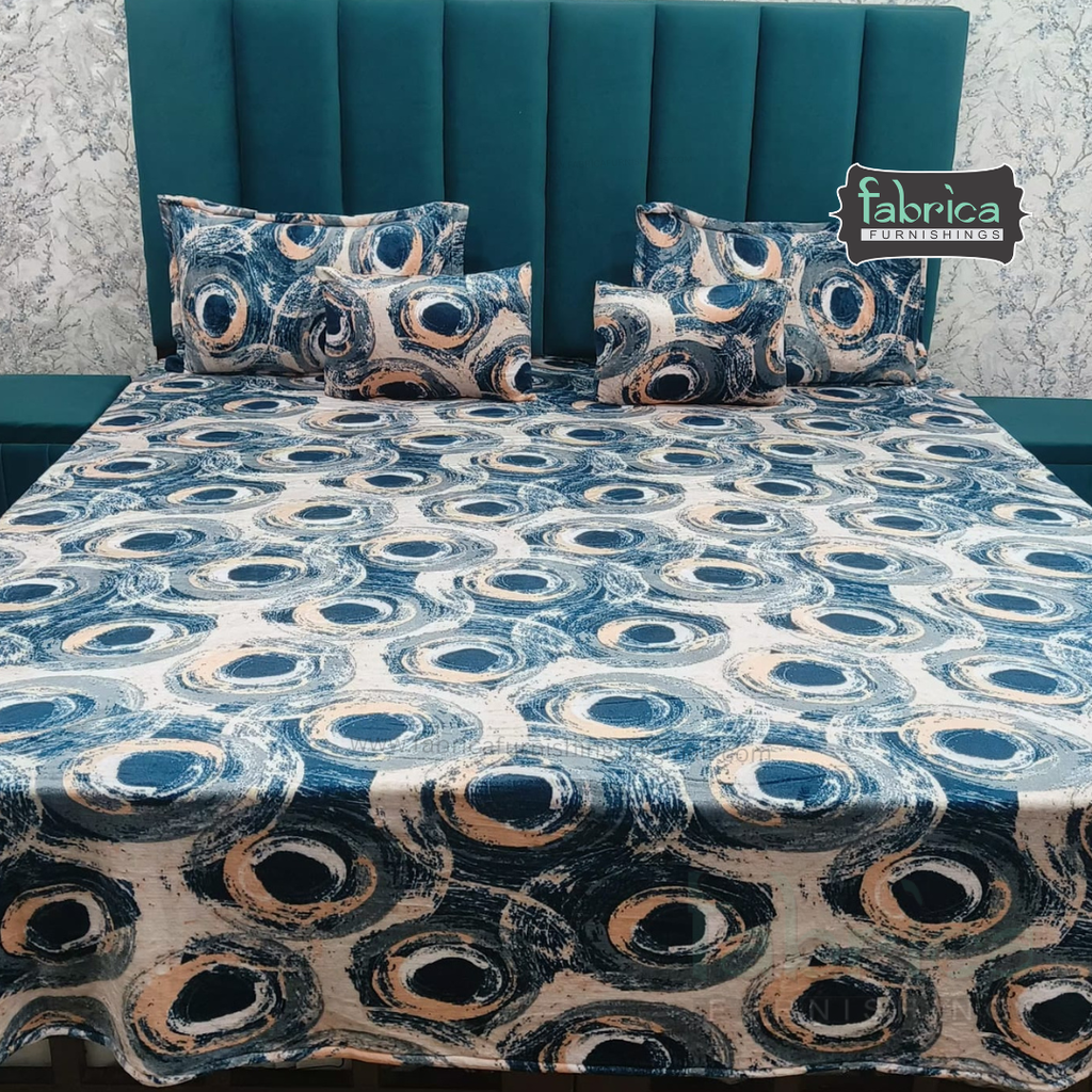 Berlin 6 pcs printed premium winter bedding set