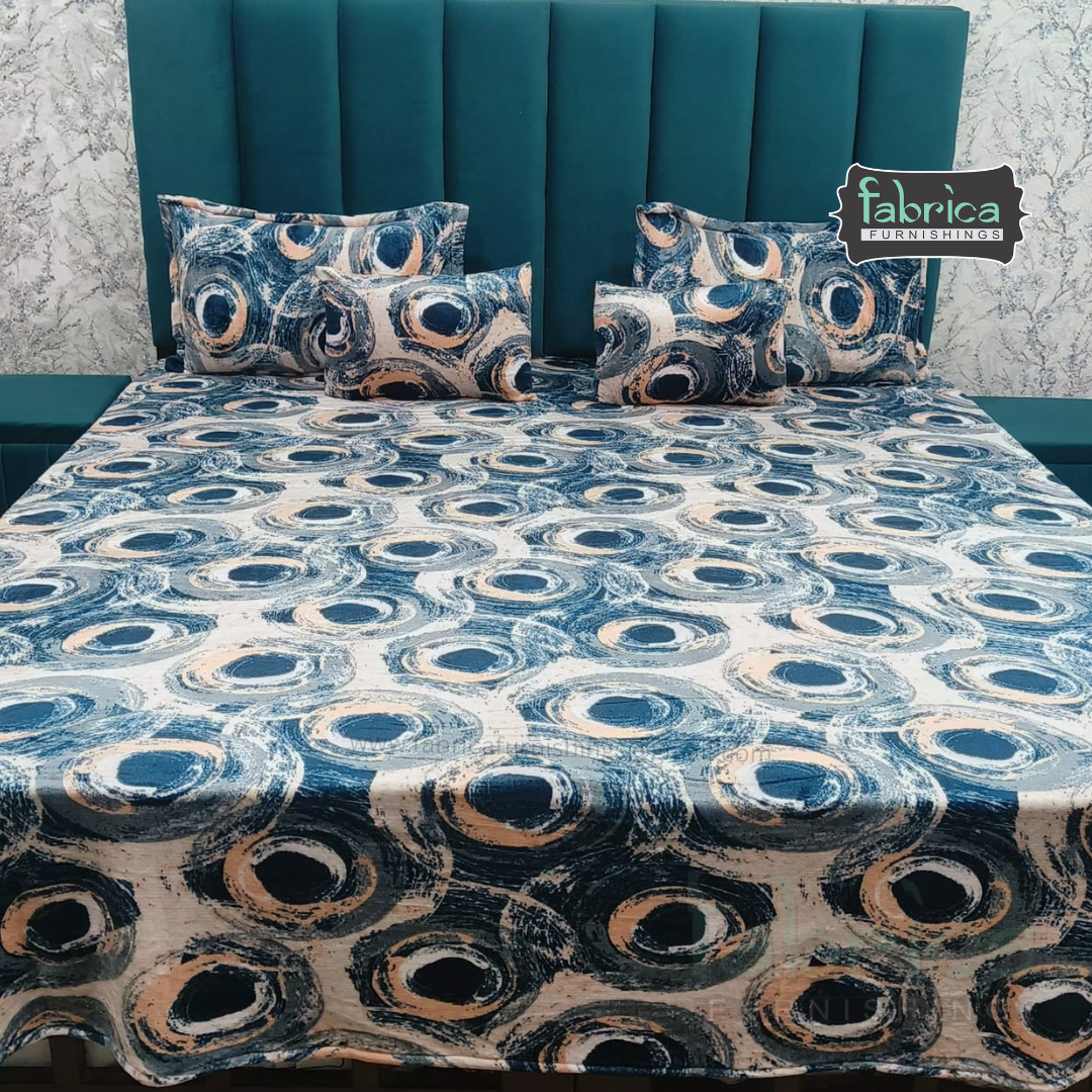 Berlin 6 pcs printed premium winter bedding set