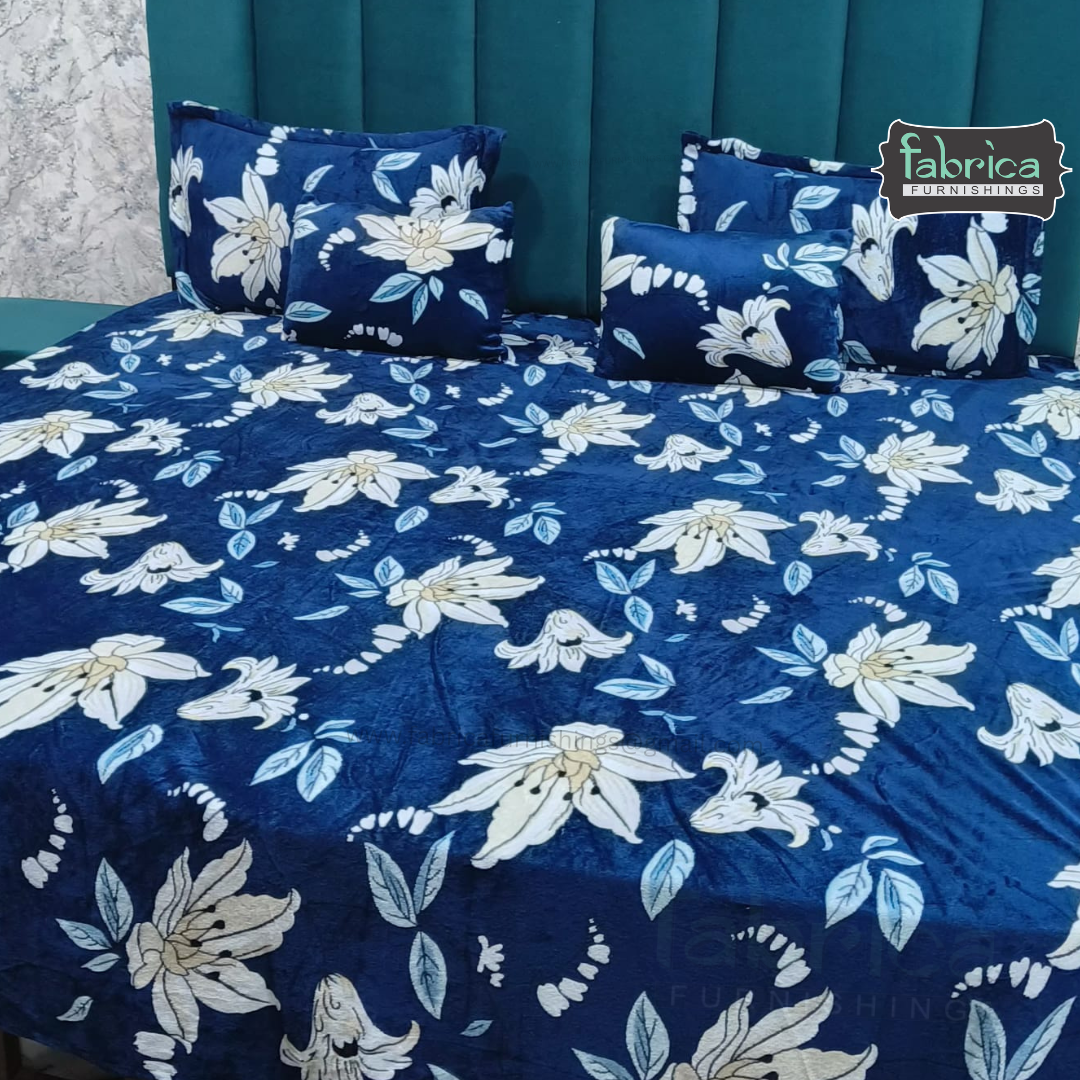 Berlin 6 pcs printed premium winter bedding set