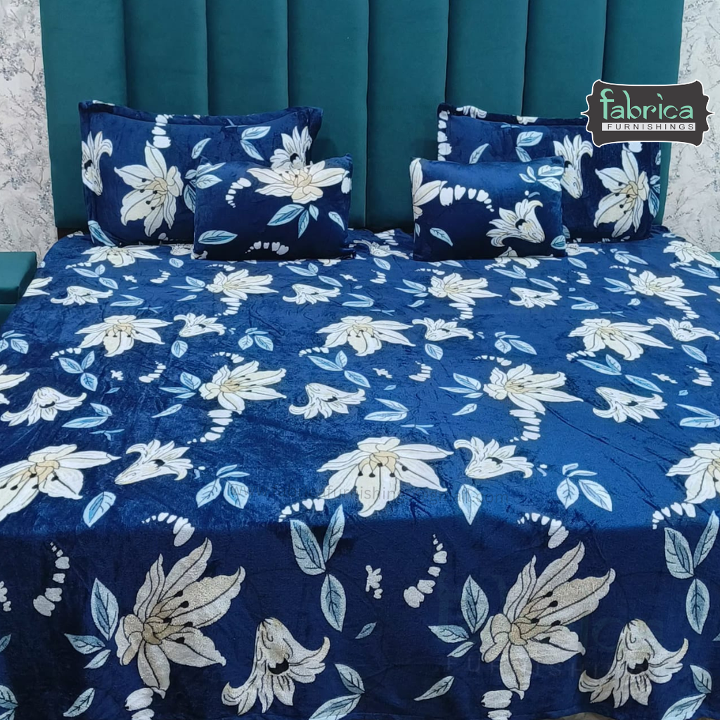 Berlin 6 pcs printed premium winter bedding set