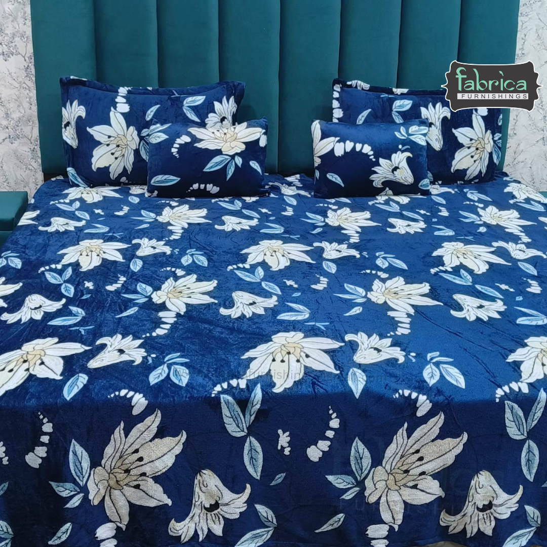 Berlin 6 pcs printed premium winter bedding set