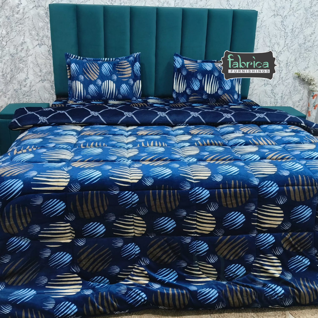 Maestro 4 pcs printed premium winter bedding set