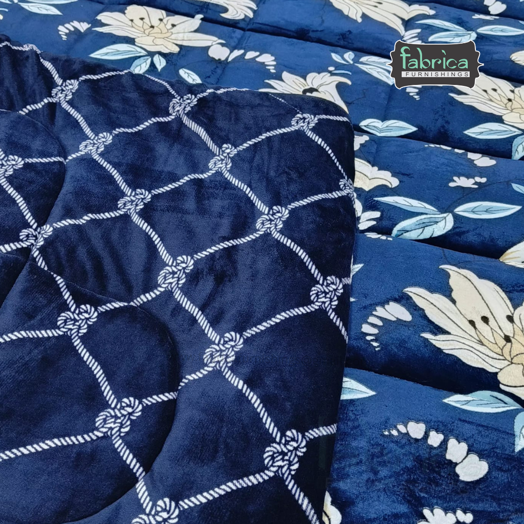 Maestro 4 pcs printed premium winter bedding set