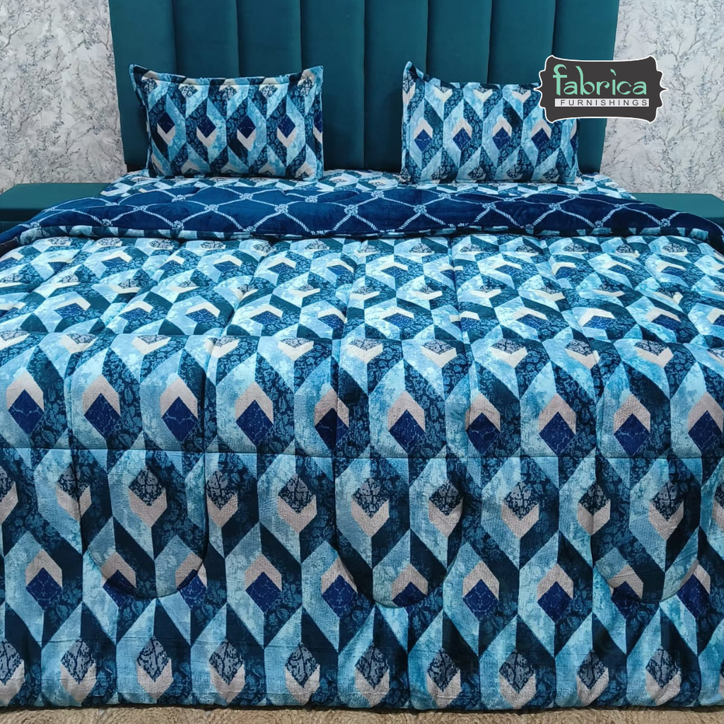 Maestro 4 pcs printed premium winter bedding set