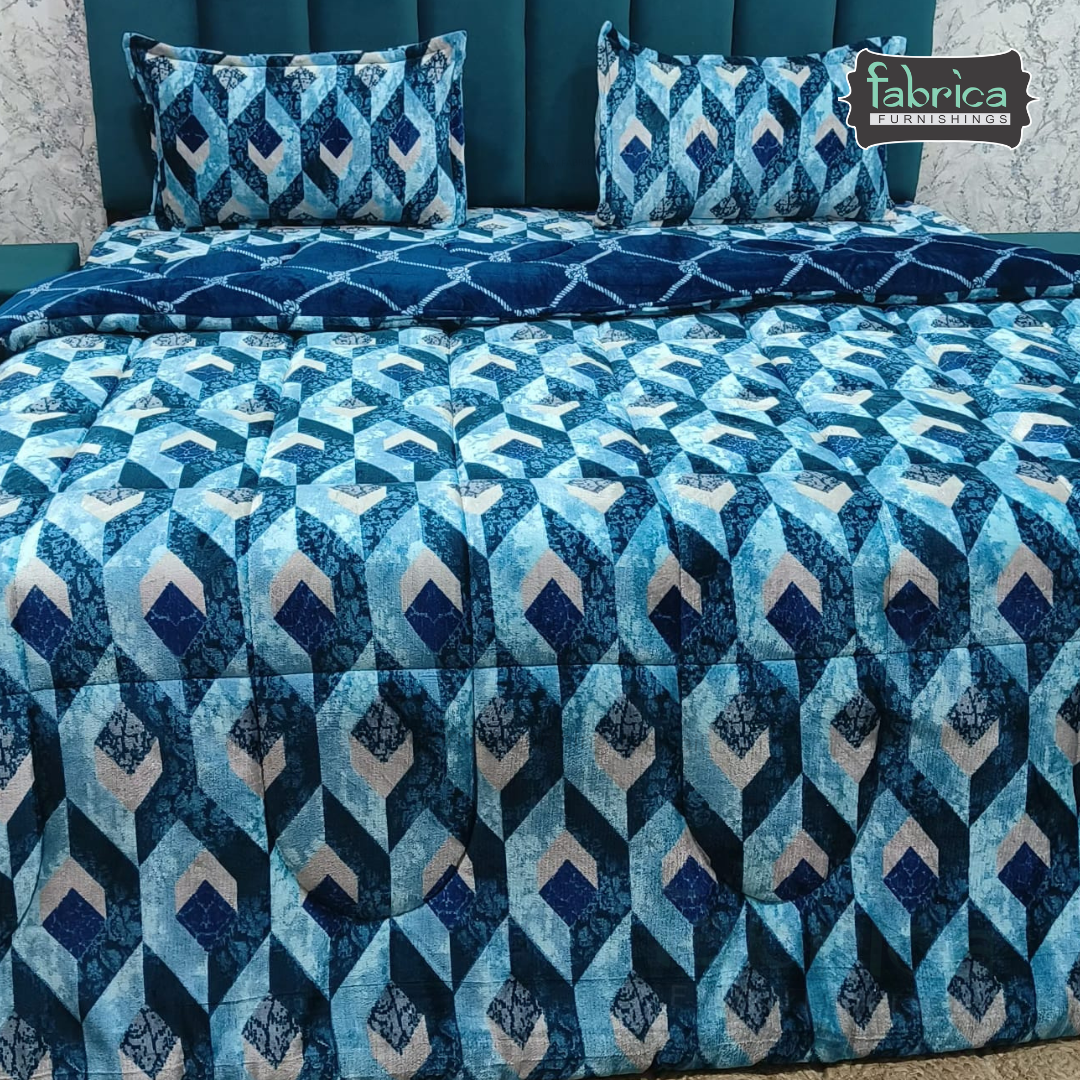 Maestro 4 pcs printed premium winter bedding set