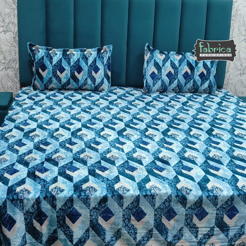 Maestro 4 pcs printed premium winter bedding set