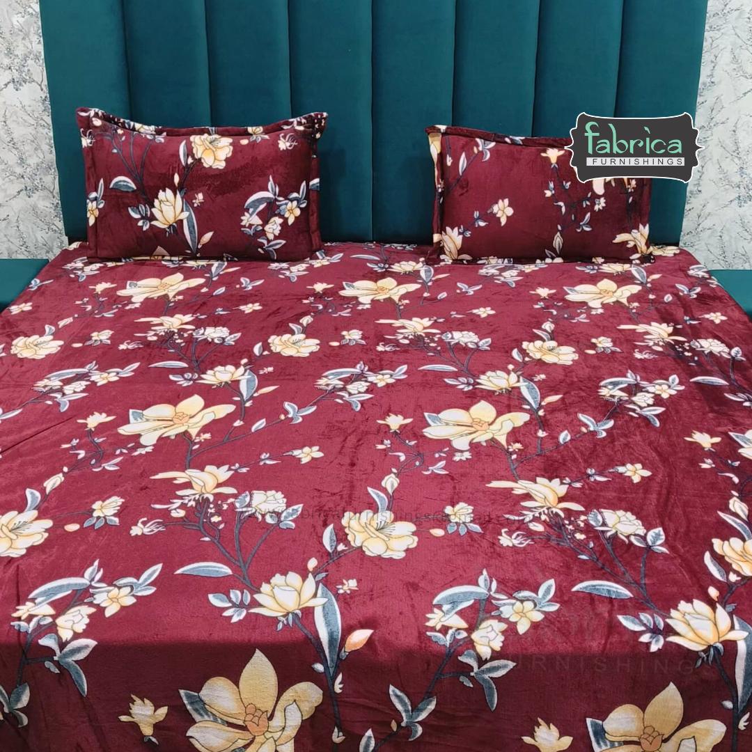 Maestro 4 pcs printed premium winter bedding set