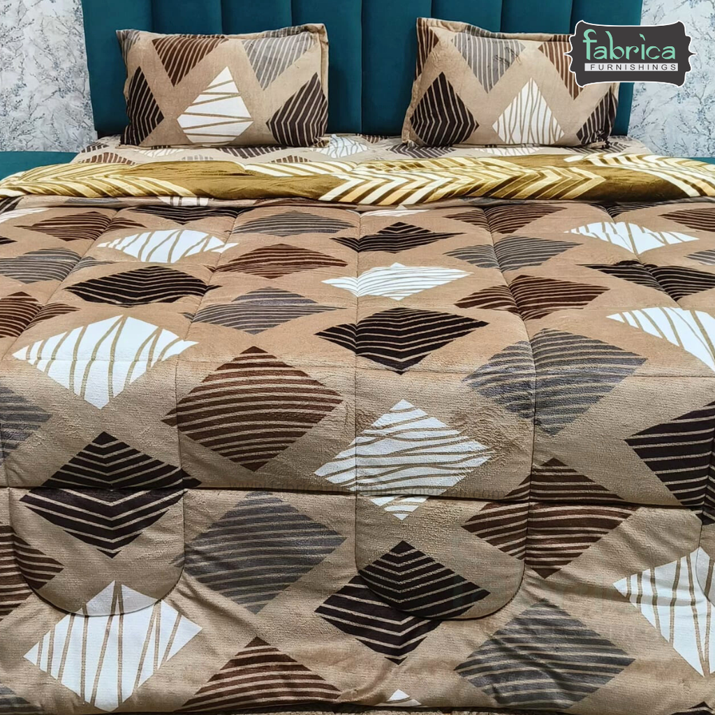 Maestro4 pcs printed premium winter bedding set