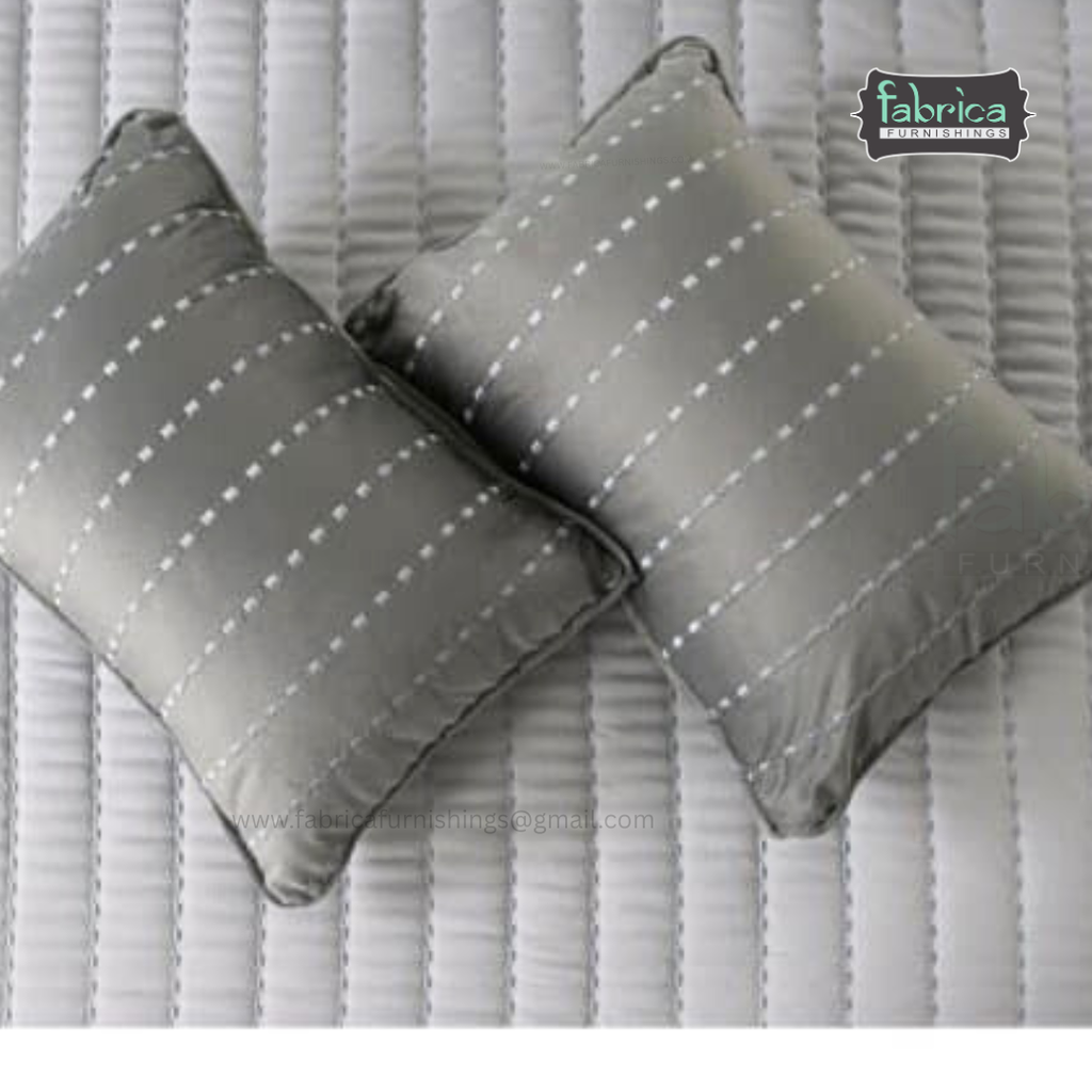 Cozy Dreams Quilted Embroidered 5 Piece Bedding Set