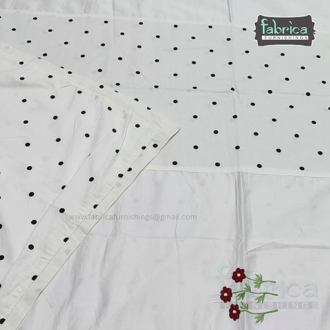 Heritage Weave Premium Single Bed Pure Cotton Embroidered AC Duvet Cover