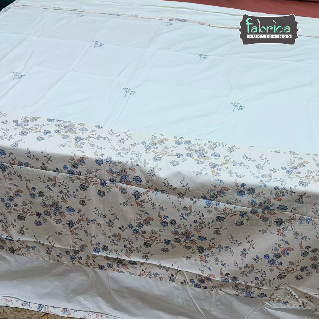 Heritage Weave Premium Single Bed Pure Cotton Embroidered AC Duvet Cover