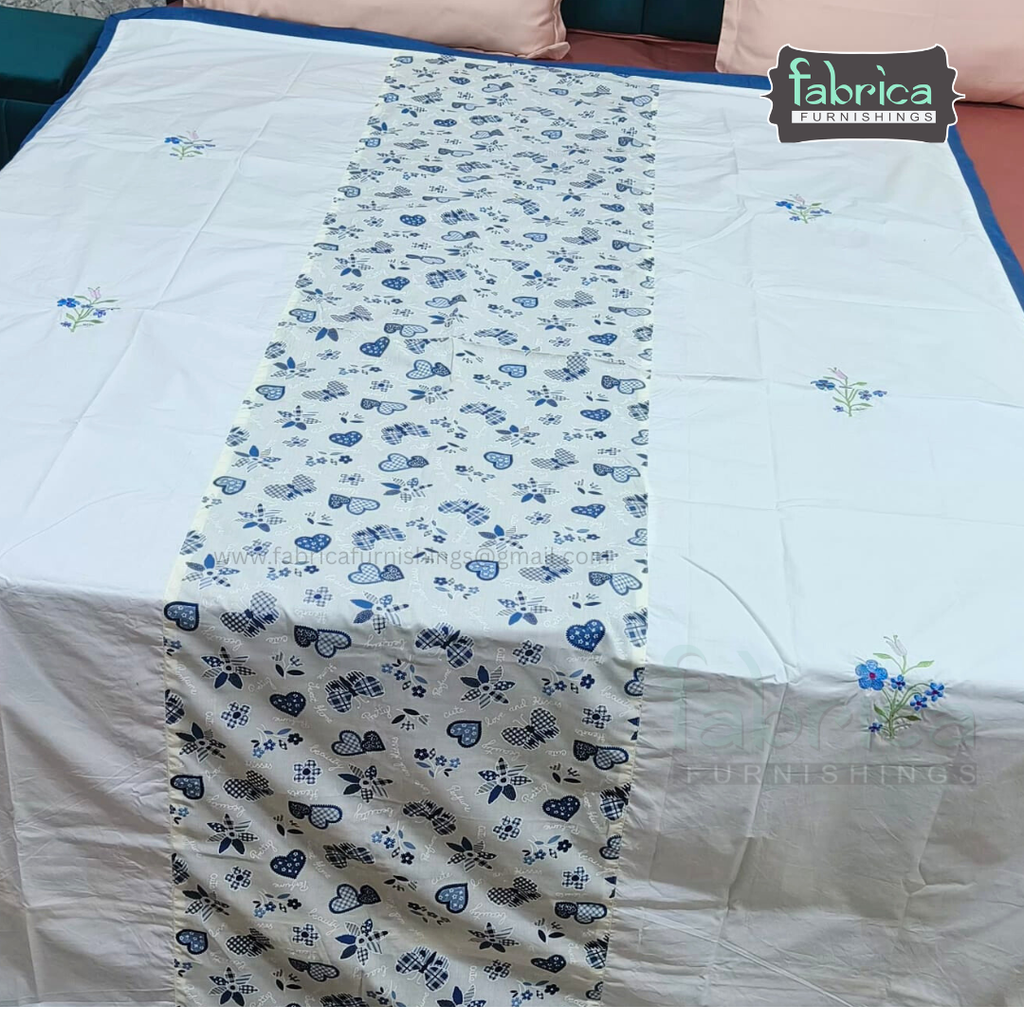 Heritage Weave Premium Single Bed Pure Cotton Embroidered AC Duvet Cover