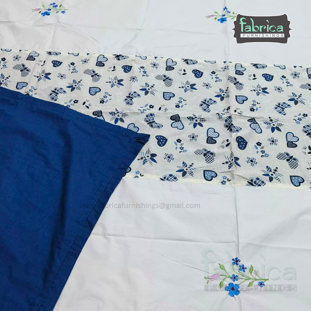 Heritage Weave Premium Single Bed Pure Cotton Embroidered AC Duvet Cover