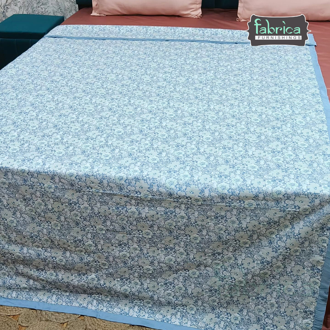 Summer Mist Premium Single Bed Pure Cotton AC Duvet Cover