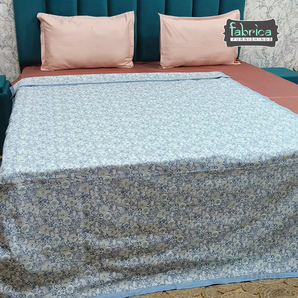 Summer Mist Premium Single Bed Pure Cotton AC Duvet Cover