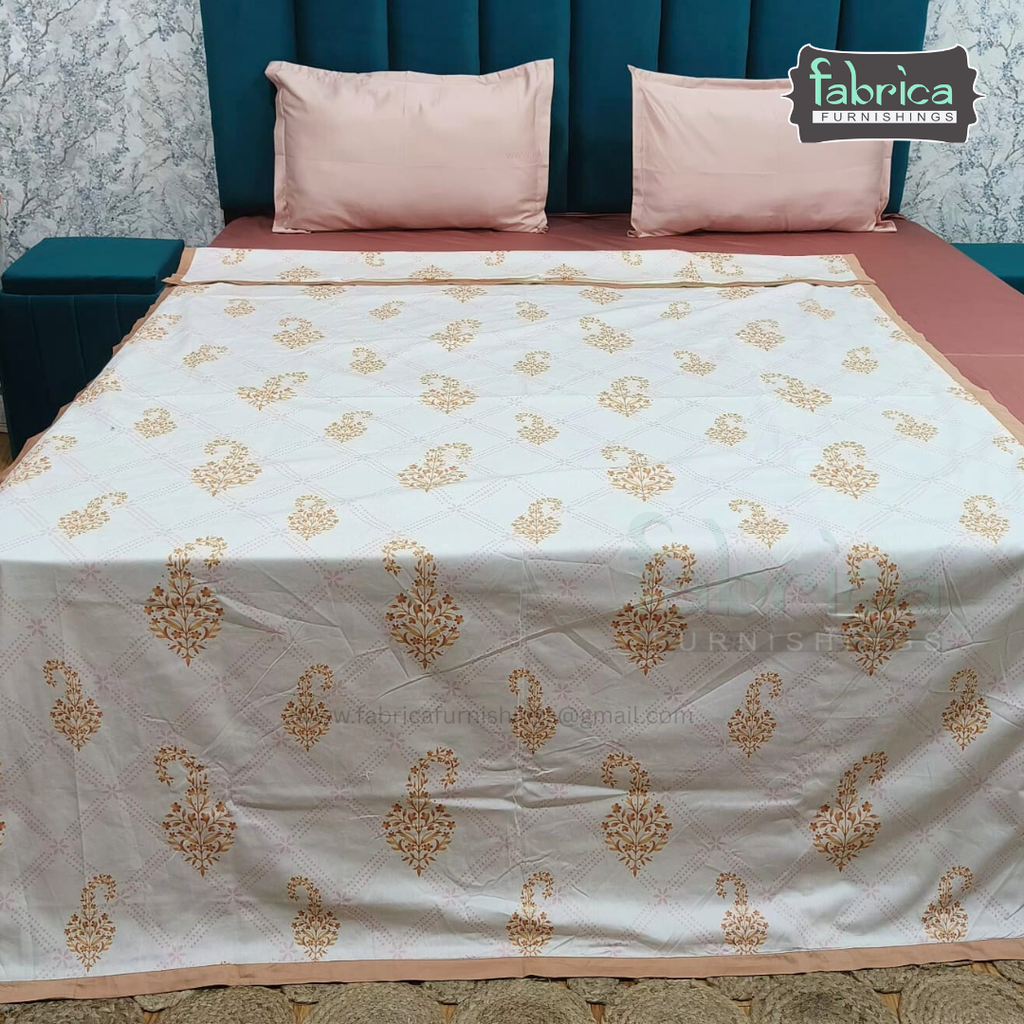 Summer Mist Premium Single Bed Pure Cotton AC Duvet Cover