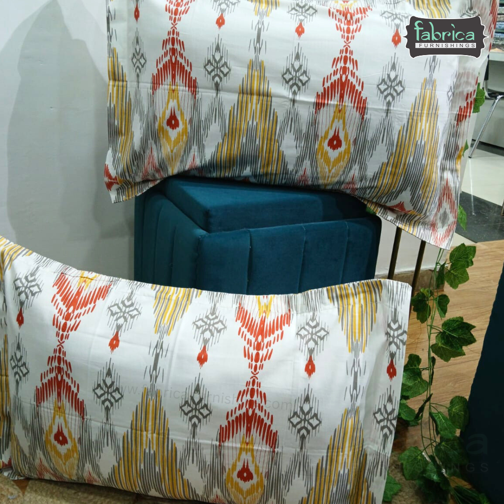 Fabby Printed Pure Cotton Pillow Covers only
