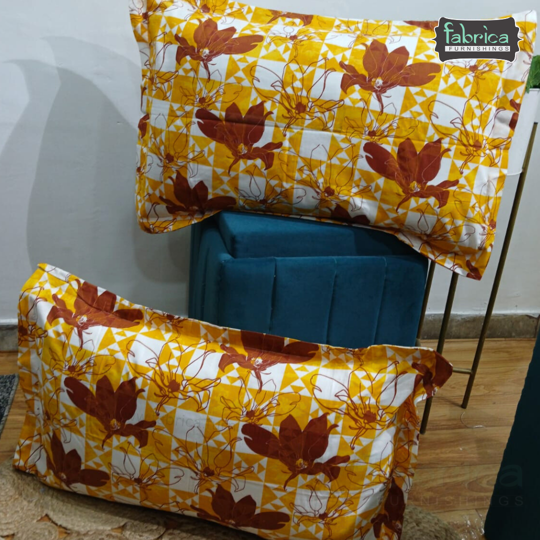 Fabby Printed Pure Cotton Pillow Covers only