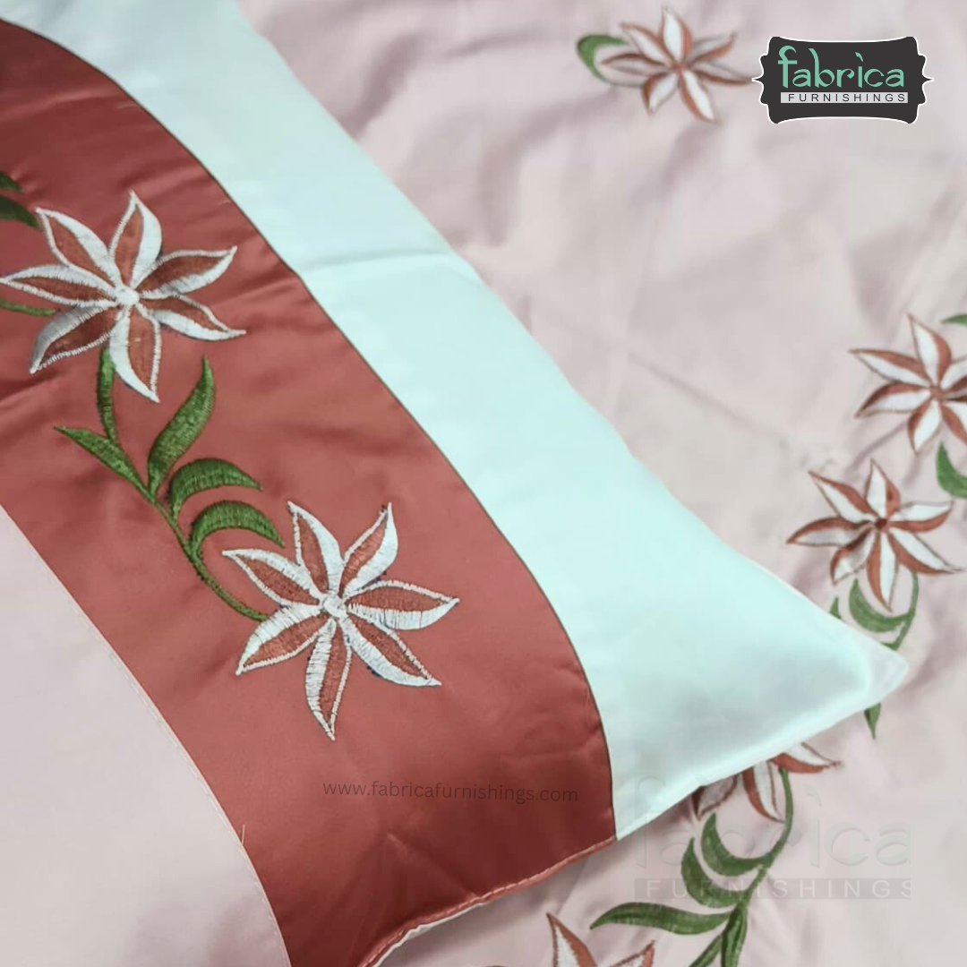 Decor Classic Designer Pure Cotton 8 Pcs Embroidered Diwan Set