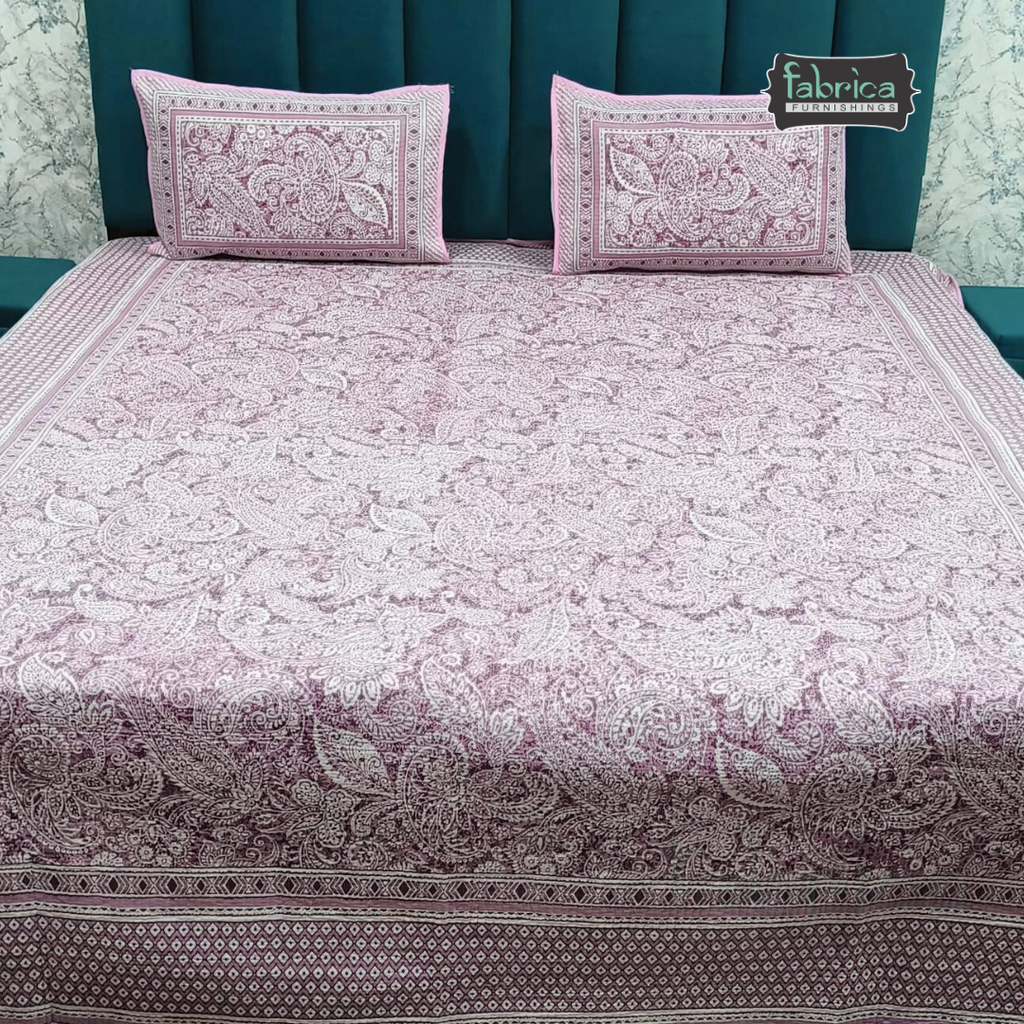Rajwada Handblock Quilted Reversible Pure Cotton Bedcover