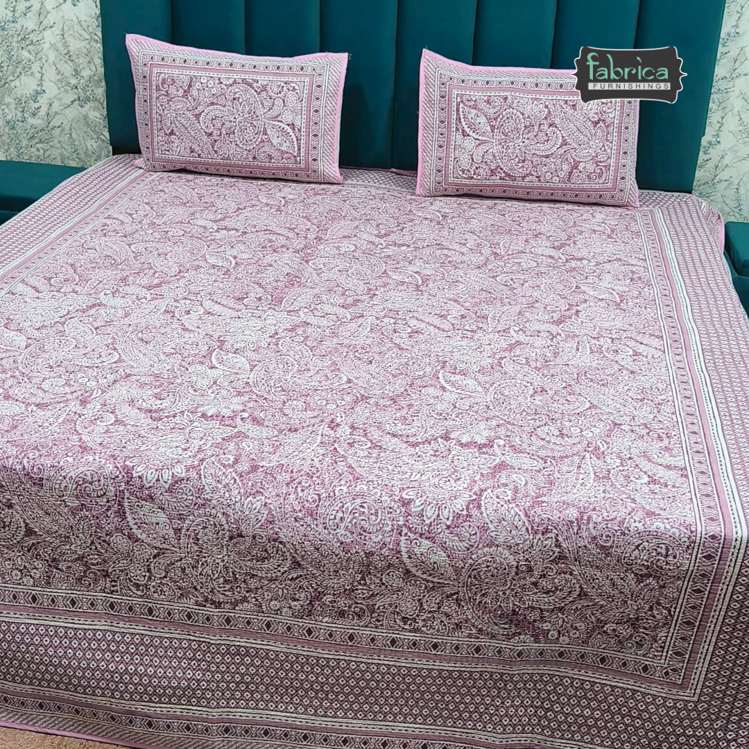 Rajwada Handblock Quilted Reversible Pure Cotton Bedcover