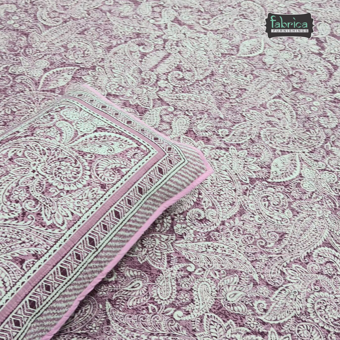Rajwada Handblock Quilted Reversible Pure Cotton Bedcover