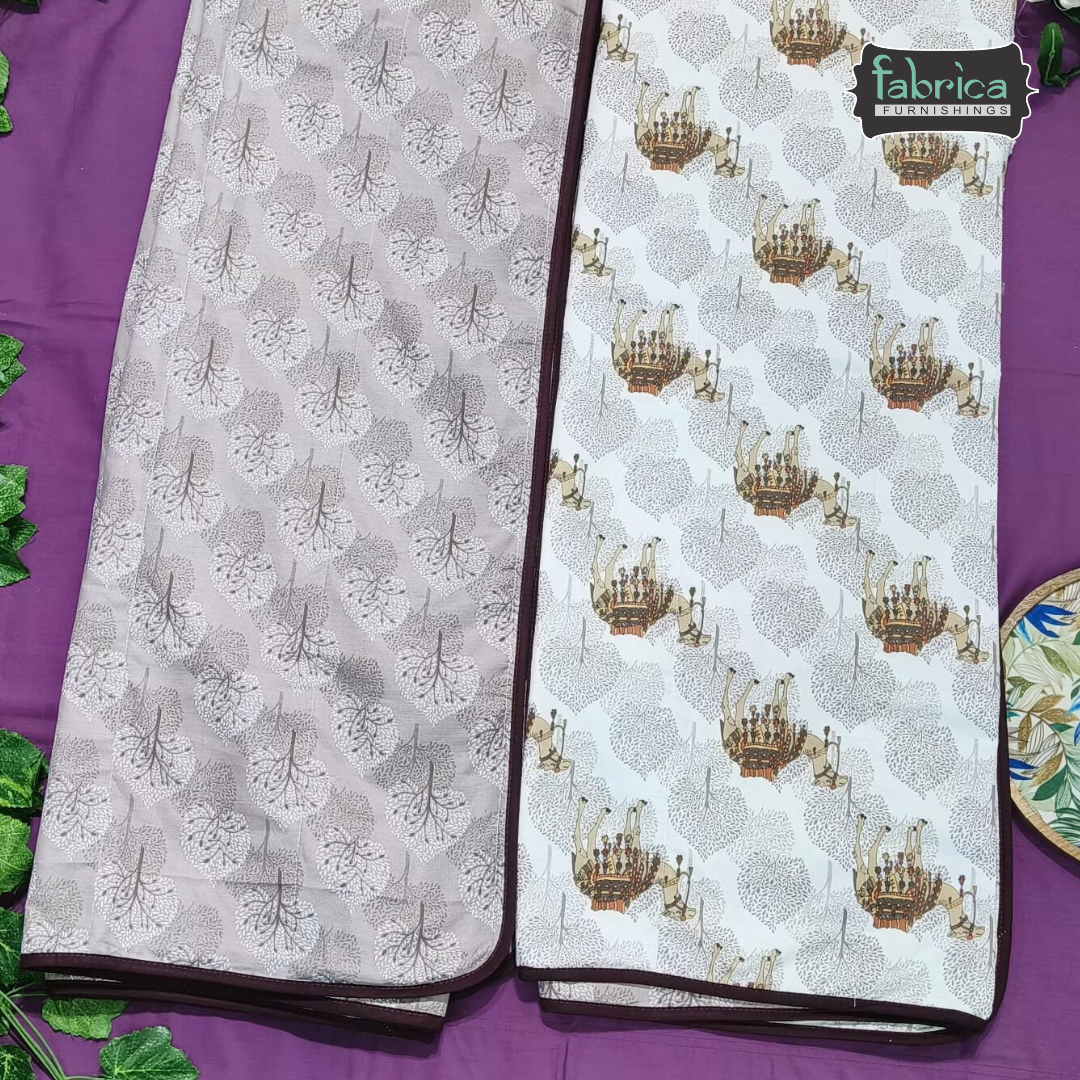 Blissed Pure Cotton Soothing Single Duvet Covers Pair (TEHAR)