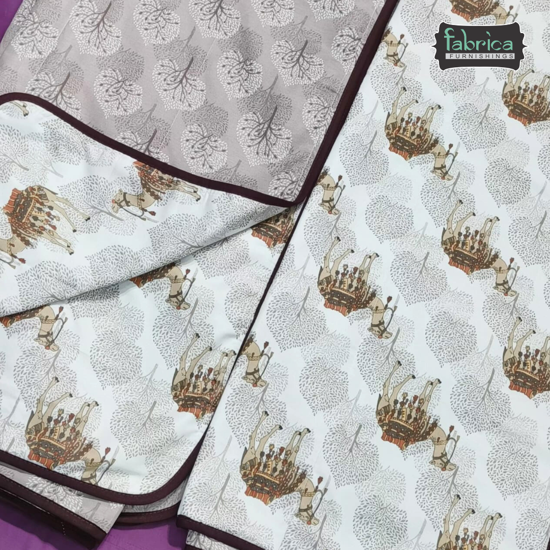 Blissed Pure Cotton Soothing Single Duvet Covers Pair (TEHAR)