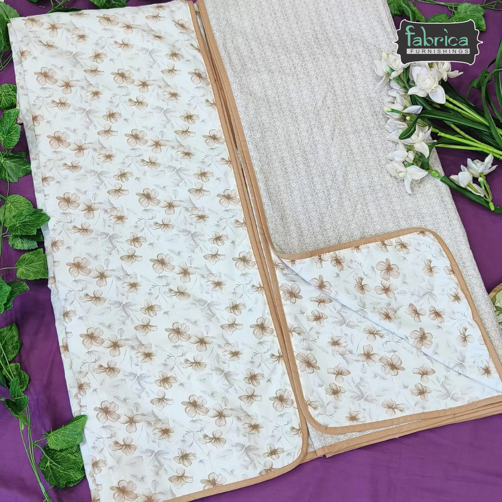 Blissed Pure Cotton Soothing Single Duvet Covers Pair (TEHAR)