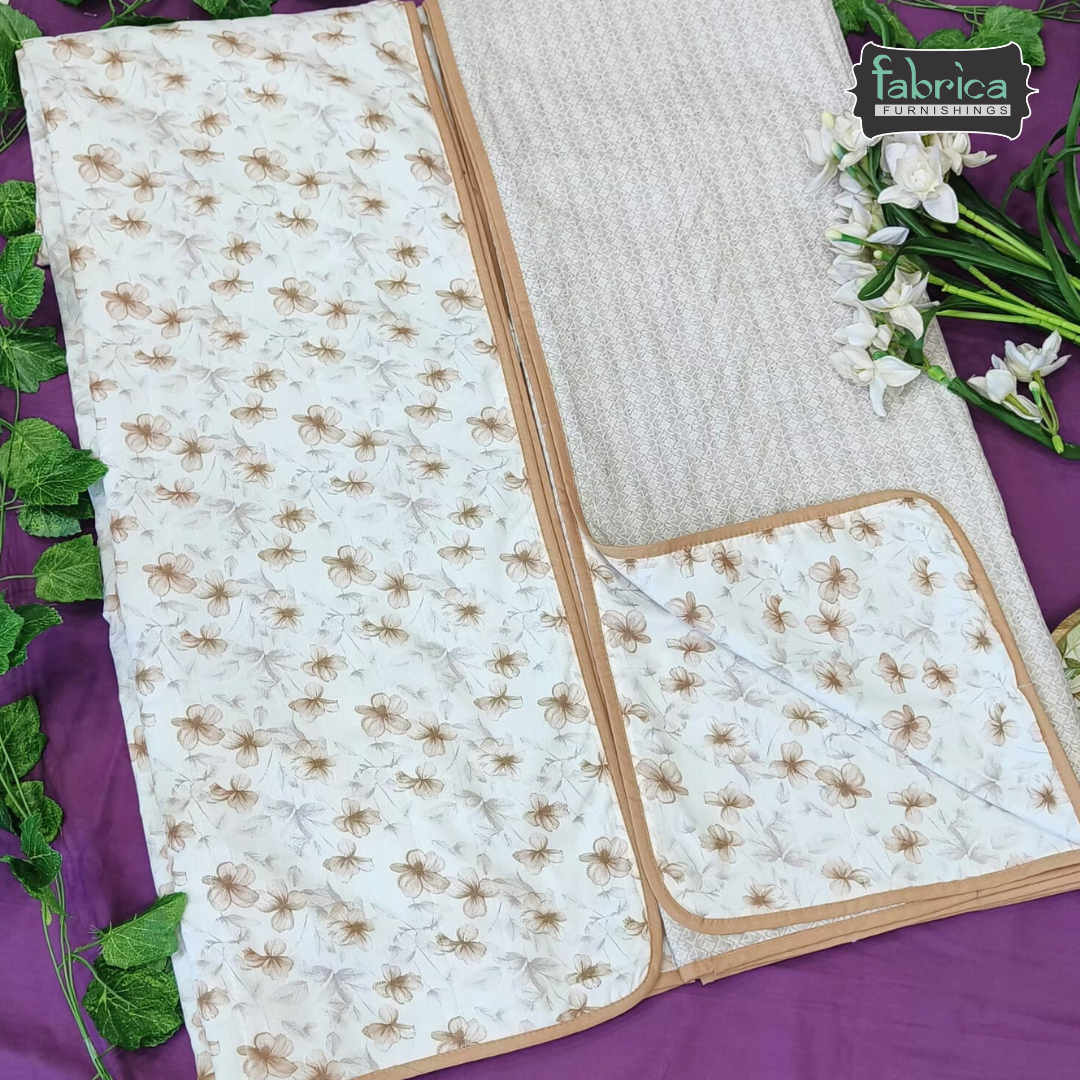 Blissed Pure Cotton Soothing Single Duvet Covers Pair (TEHAR)