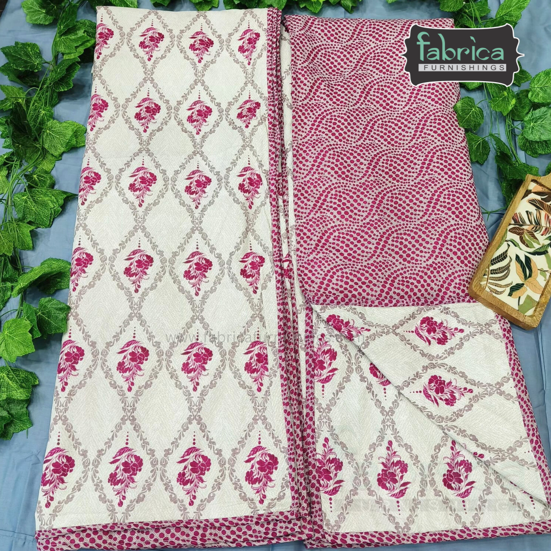 Navrang Pure Cotton Soothing Single Duvet  Pair (TEHAR)