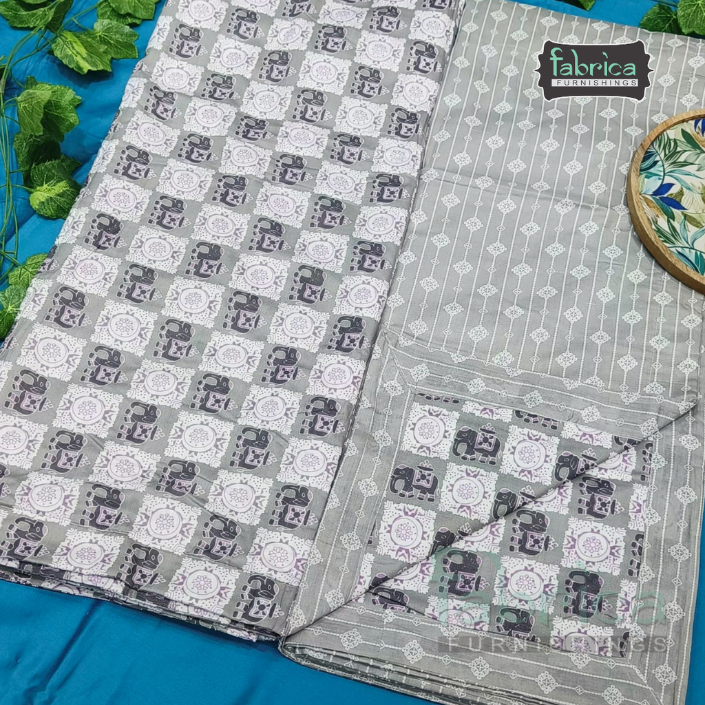 Navrang Pure Cotton Soothing Single Duvet  Pair (TEHAR)