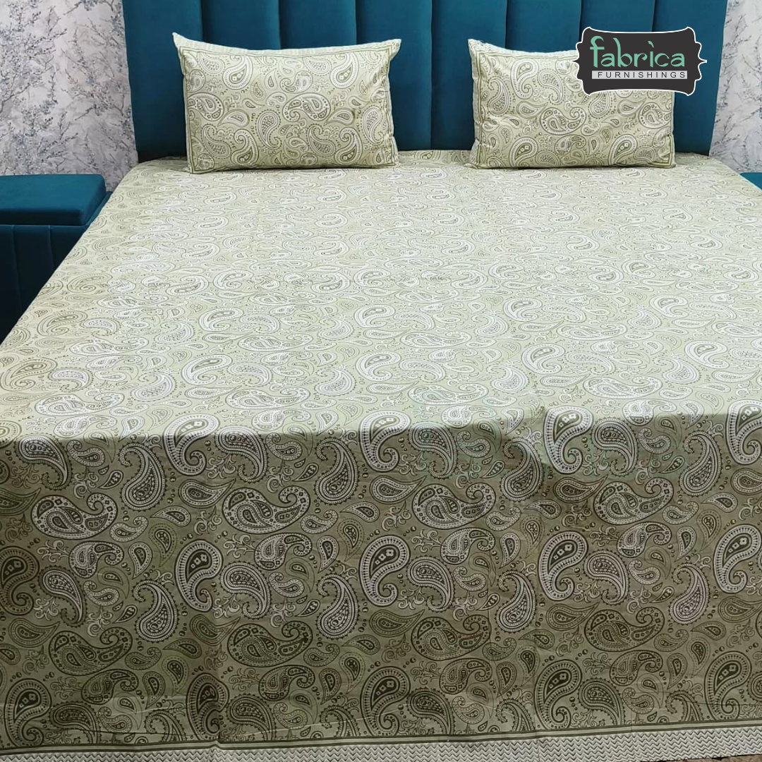 Royal Rajasthani Handblock Print pure Cotton Double Bed Sheets