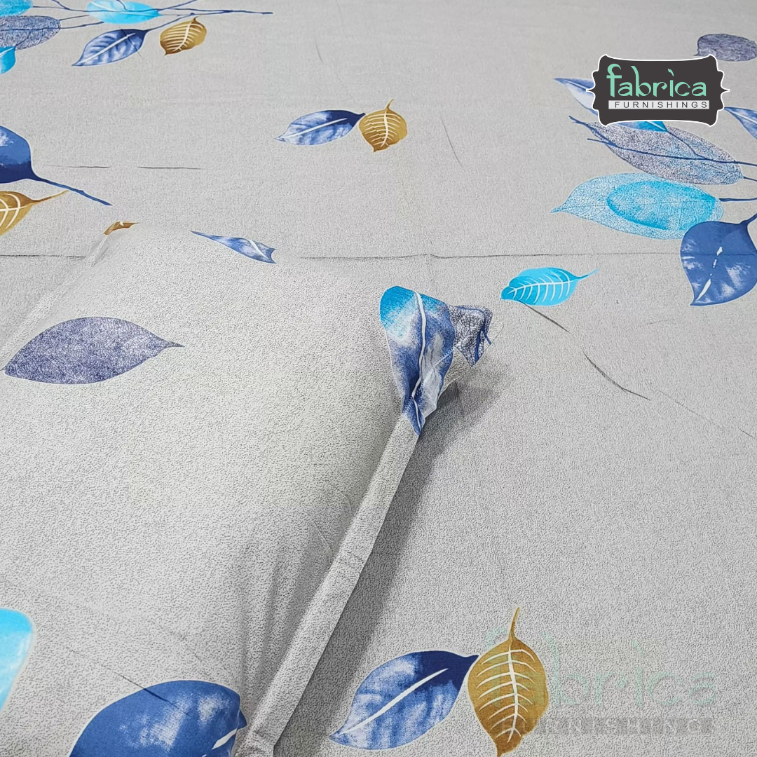Pearl Print Premium Pure Cotton king Size Bedsheet