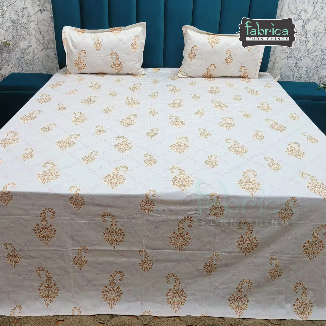 Premium Export Cotton King Size Printed Bedsheet